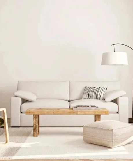 Minimalist Scandinavian Oak Lounge Chair