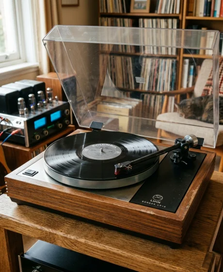 Collector's Antique Mahogany Heritage Gramophone